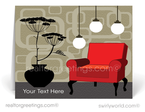 Retro Modern Note Cards for Realtors