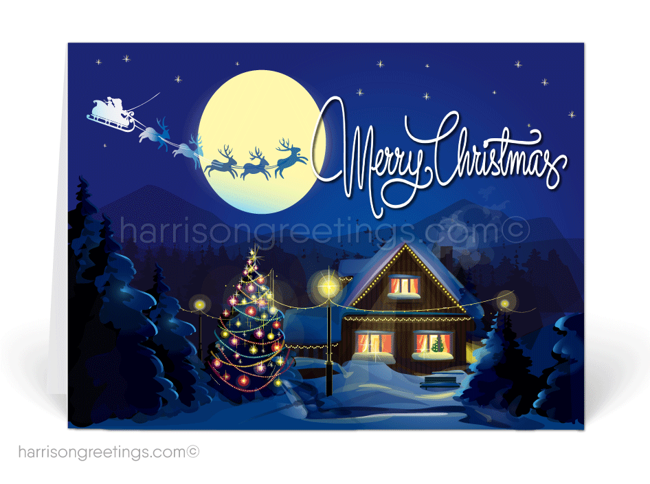 Unique Realtor Holiday Christmas Cards