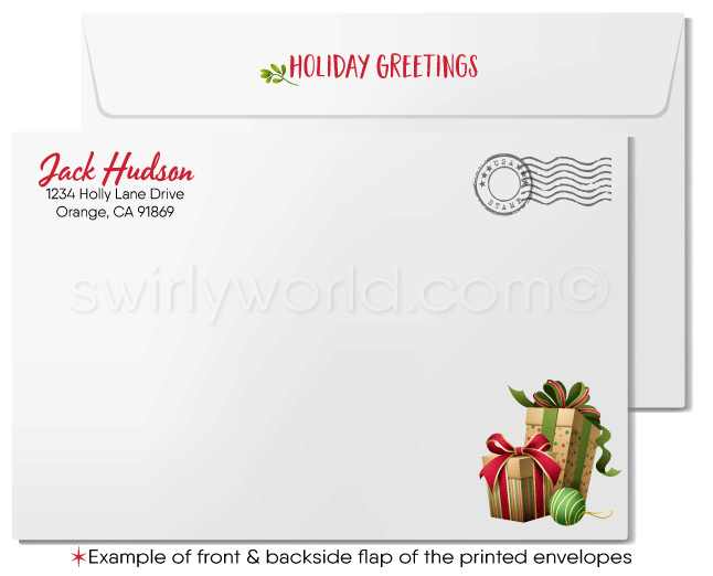 Client Real Estate Agent Holiday Greeting Cards for Realtors® 
