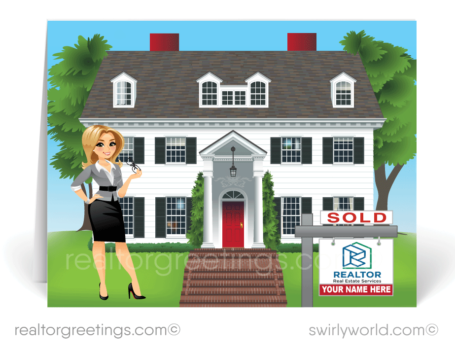 "Just Sold" Thank You Cards for Realtors