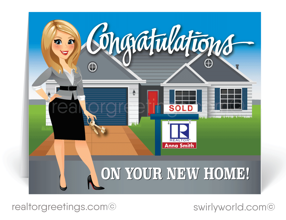 Congratulations On Your New Home Purchase Realtor® Cards