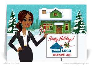 Real Estate Client Holiday Greeting Cards for Realtors® 