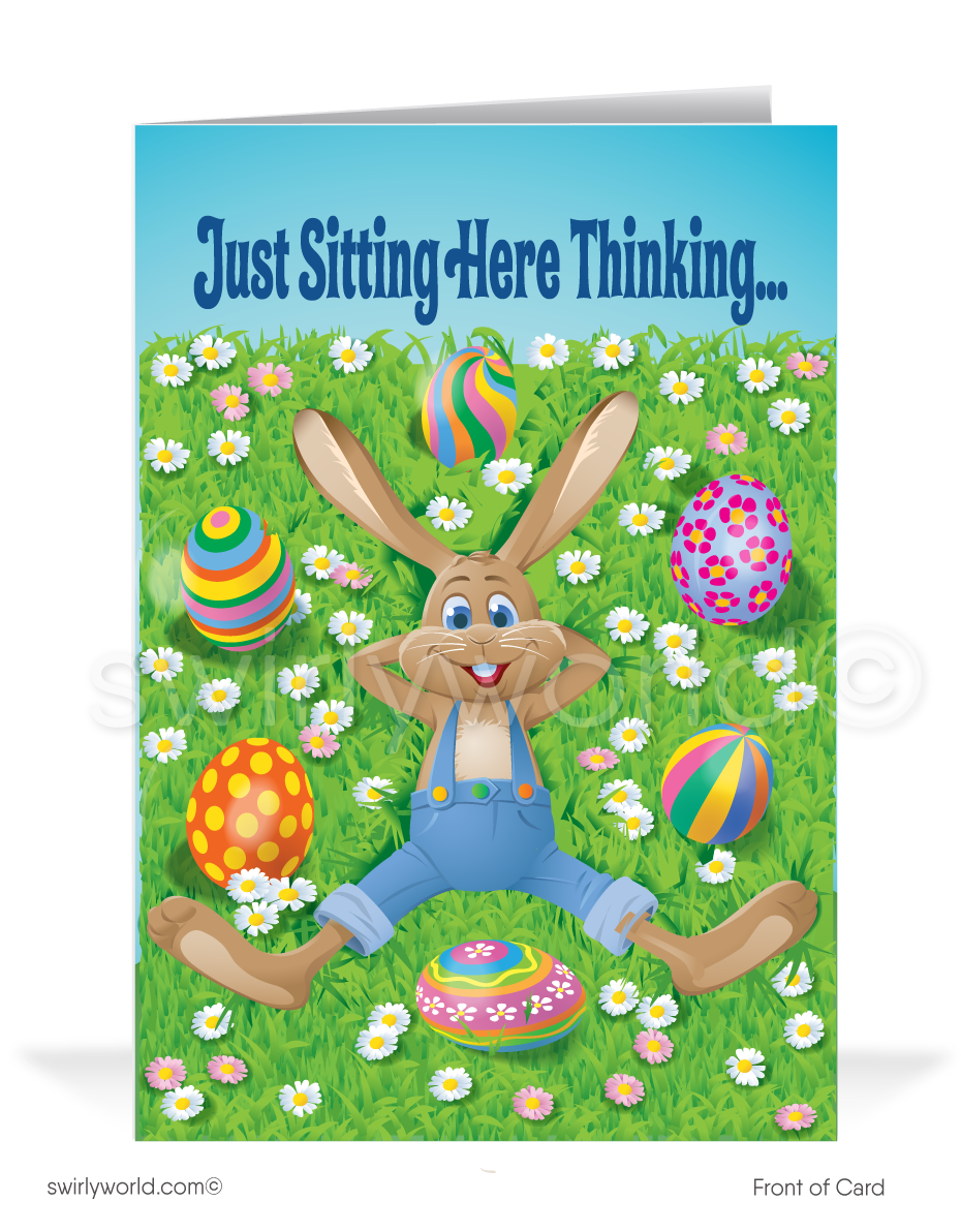 unny Business Easter Bunny Cards for Customers.