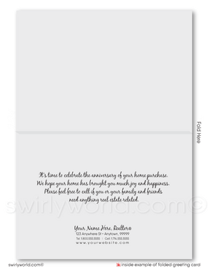 Happy House-A-Versary Home Anniversary for Clients from Realtor® Real Estate Agent