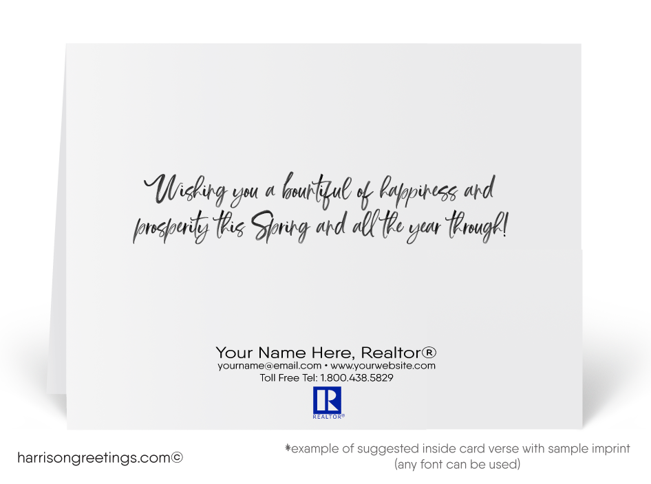 Whimsical Happy Spring Greeting Cards for Clients