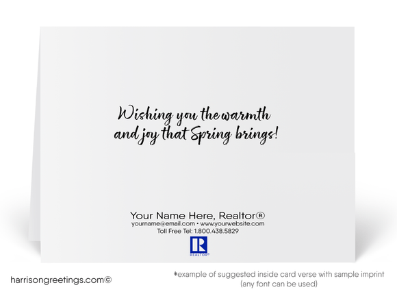 Happy Spring Watercolor Greeting Cards for Clients