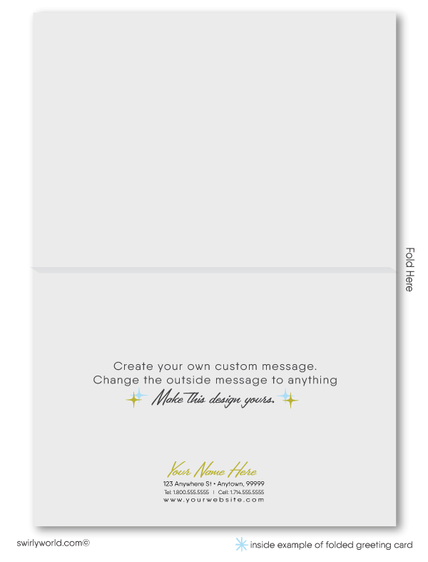 Contemporary Modern Home Thank You Note Cards for Realtor, Architects, Designers.