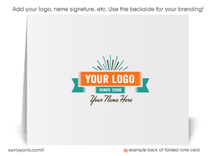 Atomic Retro Modern Mid-Century Design Pattern Thank You Note Cards