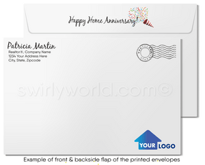 Digital Happy Home Anniversary House-a-Versary Cards From Your Local Realtor®