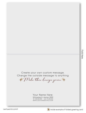 Retro Mid-Century Modern Home Interior Thank You Note Cards