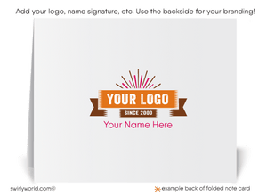 Retro Atomic Mid-Century Modern Design Thank You Note Cards