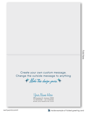 Retro Mid-Century Modern Design Note Cards