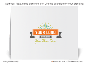 Retro Mid-Century Modern 1960s Atomic Pattern Thank You Note Cards