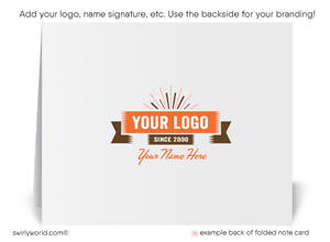 Retro Mid-Century Modern Atomic Tiki Surf Pattern Thank You Note Cards