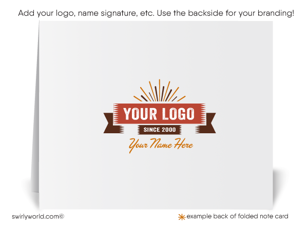 Retro Atomic Mod 1960s Mid-Century Modern Design Thank You Note Cards