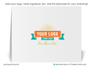 Starburst Atomic Retro Modern Mid-Century Pattern Note Card Design