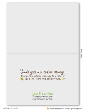 Mod Circles Atomic Retro Mid-Century Pattern Thank You Note Cards