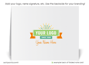 Mod Circles Atomic Retro Mid-Century Pattern Thank You Note Cards