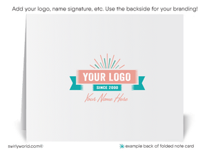 Pink Starburst Atomic Retro Modern Boomerang Mid-Century Pattern Thank Cards