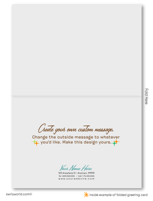 Mod Shapes Atomic Retro Mid-Century Pattern Thank You Note Cards