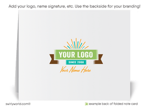 Mod Shapes Atomic Retro Mid-Century Pattern Thank You Note Cards