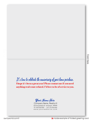 Editable Realtor® 'House-a-Versary' Card – Customizable Home Anniversary Digital Download