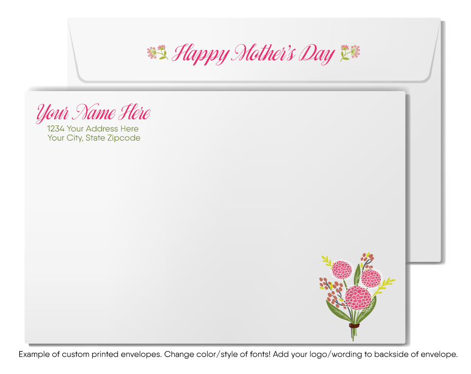 Floral Gift Topper and Watercolor Mother's Day Card printable