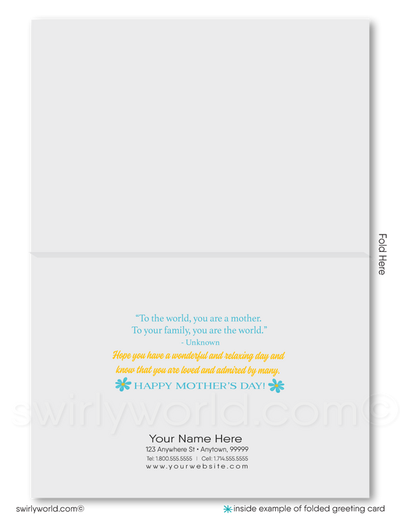 Beautiful Happy Mother's Day Cards for Business Customers