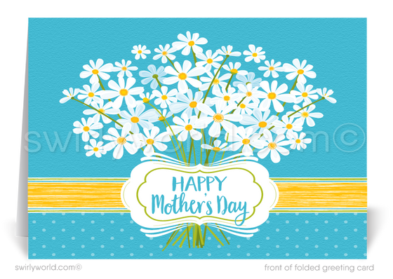 Beautiful business happy Mother's Day cards for customers.