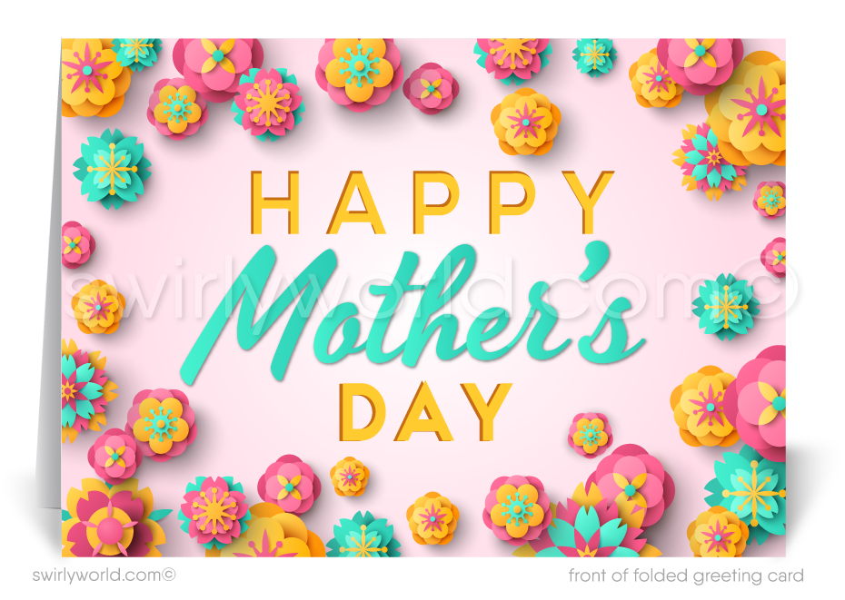 Business happy Mother's Day Cards for customers.