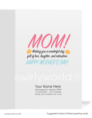 Cute Happy Mother's Day Greeting Cards for Business Customers