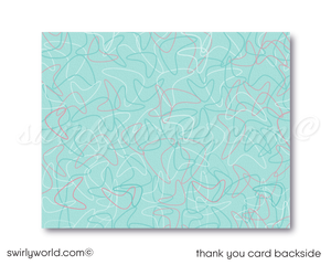 Retro Rockabilly 1950s Birthday Party Invitation Set - Poodle Skirt Sock Hop