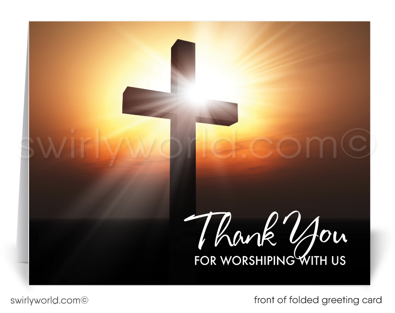 Thank You For Worshiping With Us Welcome Visitors Note Cards - swirly-world-design thank-you-for-worshiping-with-us-welcome-visitors-note-cards-swirly-world-design