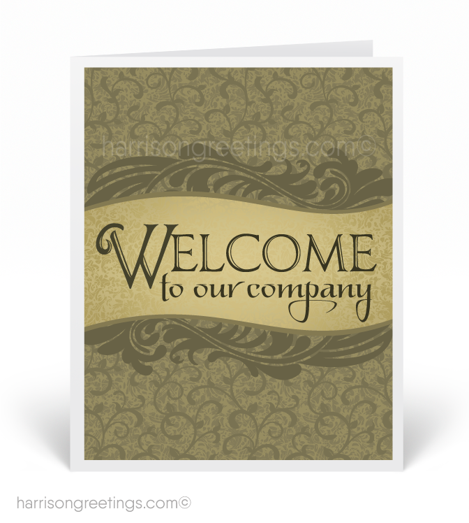 Welcome to Our Company Greeting Card