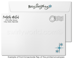 Decorated Christmas Houses Neighborhood Realtor Holiday Christmas Cards