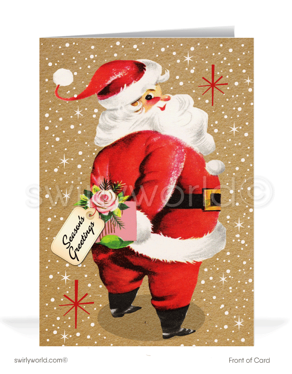 Santa claus card deals