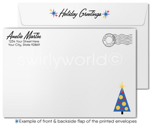 Eichler Mid-Century Modern Retro Atomic Mod MCM Christmas Holiday Cards