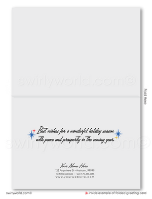 Eichler Mid-Century Modern Retro Atomic Mod MCM Christmas Holiday Cards