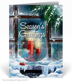 1950s Retro Vintage Christmas Holiday Cards