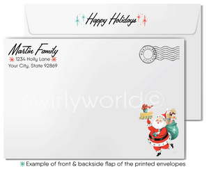 Mid Century Modern Christmas Card – Vintage Holiday Cards With Retro 1950s Tree Design