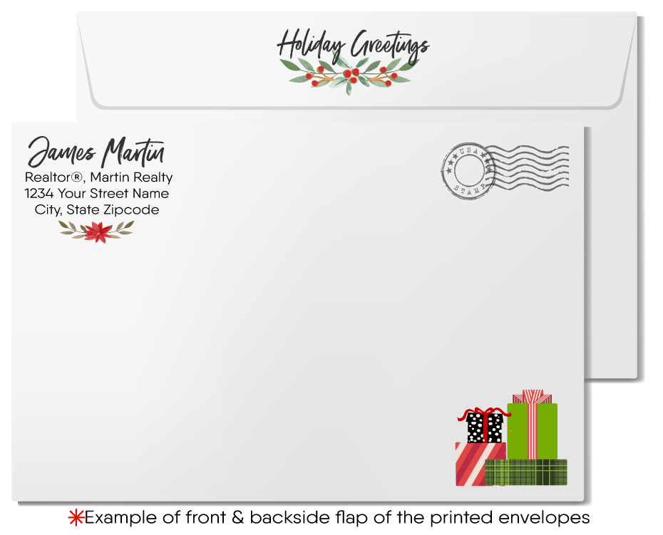 Realtor Holiday Christmas Cards for Clients