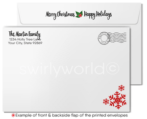 Professional Client Merry Christmas Happy Holidays Greeting Cards For Business