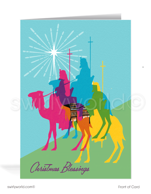 HOLIDAY GREETING CARDS: THREE WISE MEN CHRISTMAS CARD (16 pack) - The Fly  Shack Fly Fishing