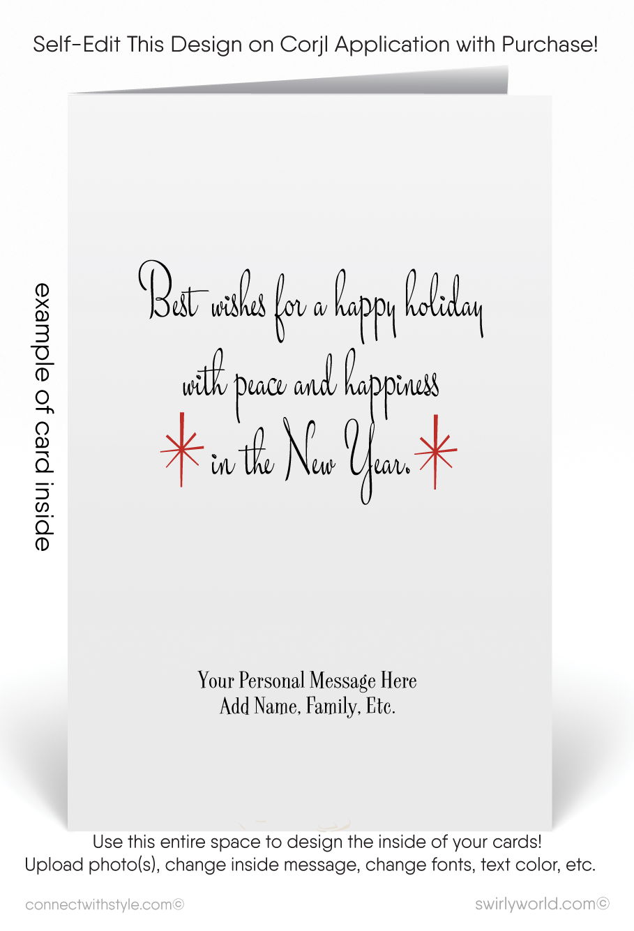 1950s Vintage Santa Claus Christmas Holiday Cards