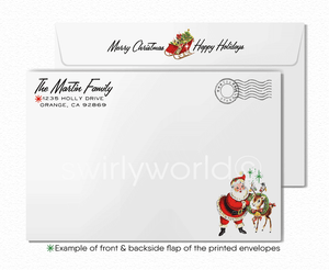 1950s Vintage Christmas Cards - Mid Century Holiday Cards | Retro Classic Greetings