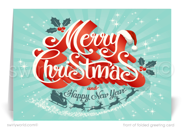 Merry Christmas Holiday Cards for Business