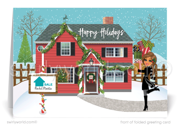 Adorable and Fun Happy Holidays Merry Christmas Greeting Cards for