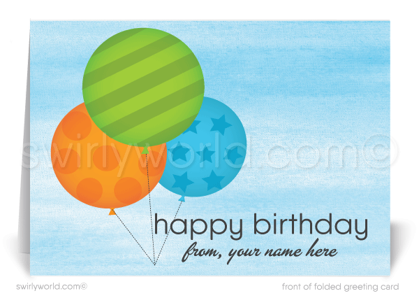 Corporate professional company happy birthday greeting cards for business customers.