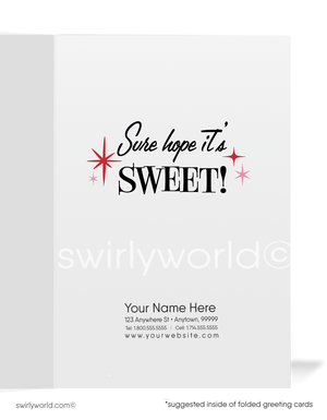 Cute Retro Vintage Mid-Century 1950s Happy Birthday Cards