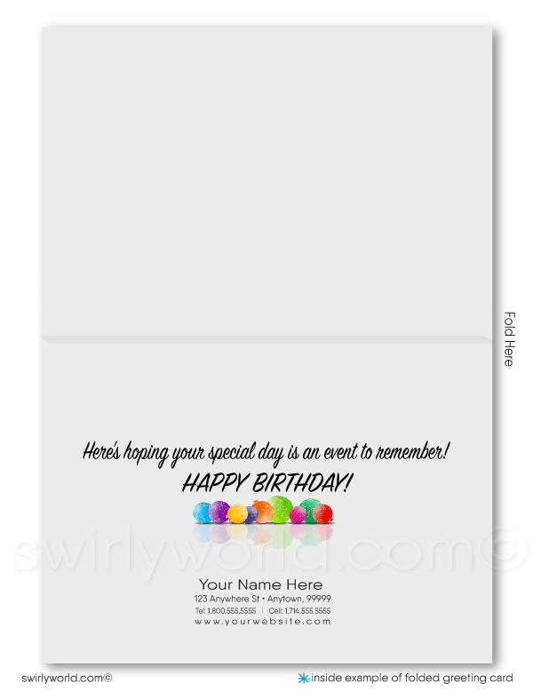 ender Neutral Corporate Company Business Happy Birthday Greeting Cards